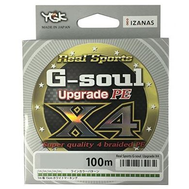 Шнур YGK G-Soul X4 Upgrade 100 m #0.4 8 lb/3.63 kg (FS00000048)