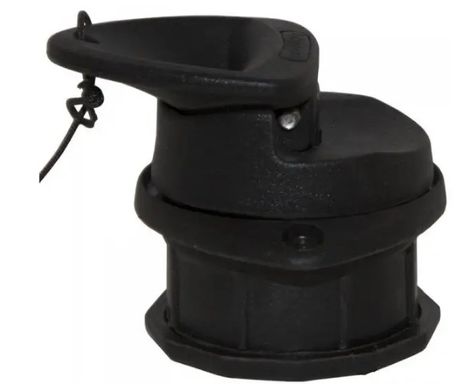 Клапан сливной транцевый 24 мм (пробка) Kolibri черный (11.0021.62)