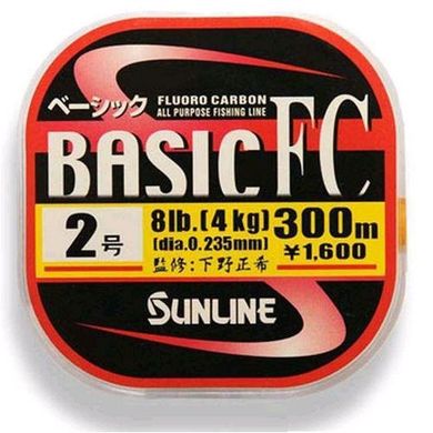 Флюорокарбон Sunline Basic FC 300 м 0.235 мм #2 8 Lb (1658.00.96)
