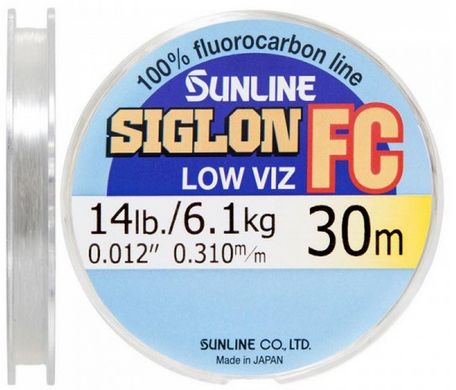 Флюорокарбон Sunline SIG-FC 30 м 0.310 мм 6.1 кг поводковый (1658.01.80)