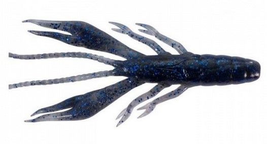 Силикон Jackall Waver Shrimp 2.8" Black/Blue Shrimp 8 шт (1699.14.50)
