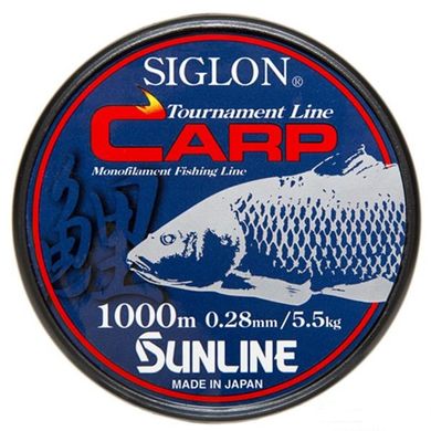 Леска Sunline Siglon Carp 1000 м (зеленый) 0.28 мм 5.5 кг (1658.03.31)