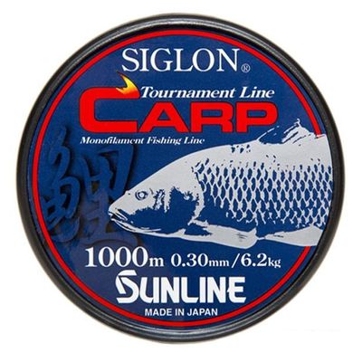 Леска Sunline Siglon Carp 1000 м (зеленый) 0.30 мм 6.2 кг (1658.03.05)
