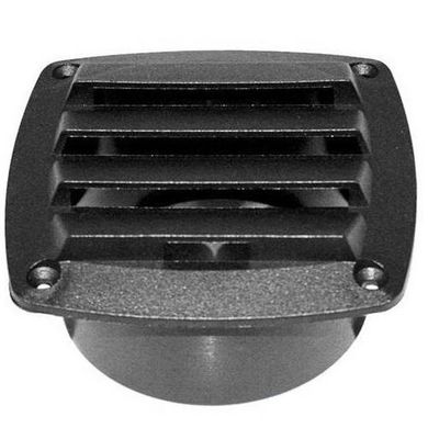 Решетка вентиляционная Easterner черный пластик 76х76 мм (C82021B)