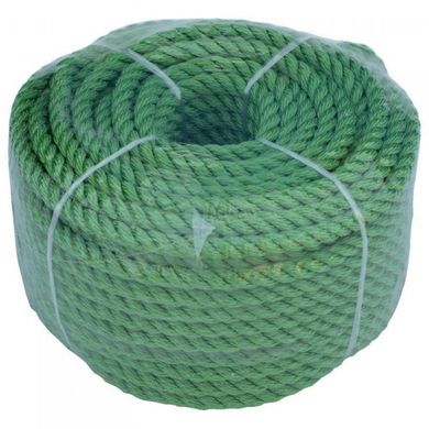 Веревка Weekender 30 м 6 мм зеленая, полиэстер (twisted rope 6х30 g)