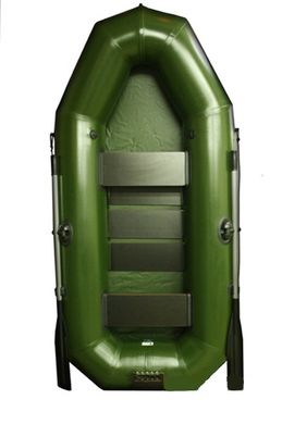 Надувная лодка Adventure Scout S-250T (зеленая)