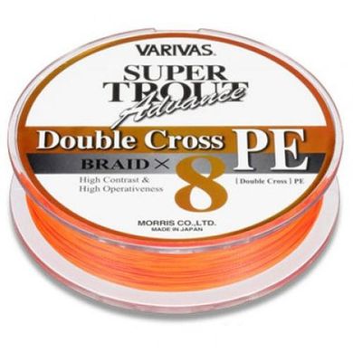 Шнур Varivas Super Trout Advance Double Cross PE 91 m #1 orange (РБ-698153)