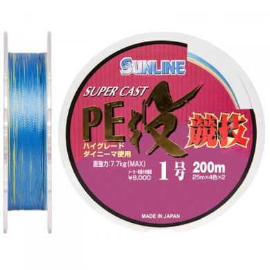 Шнур Sunline S-Cast PE Nagi Kyogi 200 m 0.165 mm 7.7 kg (1658.00.81 60091106)