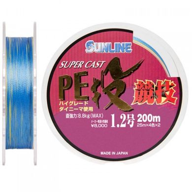 Шнур Sunline S-Cast PE Nagi Kyogi 200 m 0.185 mm 8.8 kg (1658.00.82 60091108)