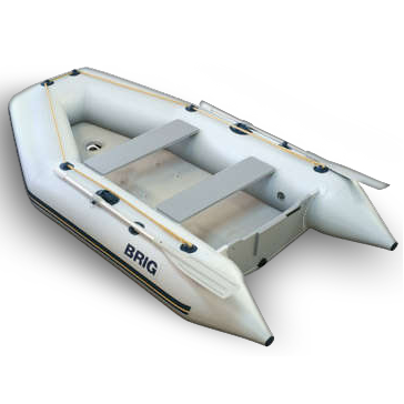 Надувная лодка Brig Dingo D285W (серая)