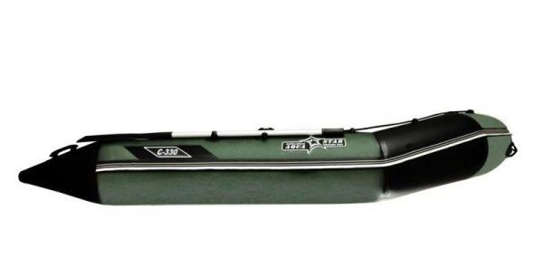 Надувная лодка AquaStar C-330FFD (зеленая)