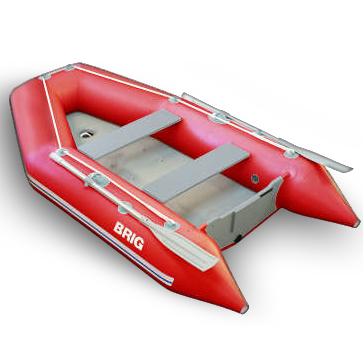 Надувная лодка Brig Dingo D285W (красная)