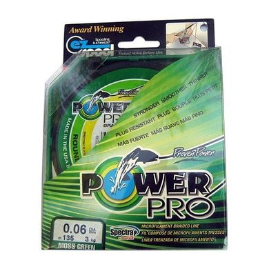 Шнур Power Pro 0.06 mm 3 kg 135 m зеленый (211-0003-0150-ME)