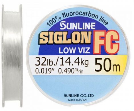 Флюорокарбон Sunline SIG-FC 50 м 0.490 мм 14.4 кг поводковый (1658.01.47)