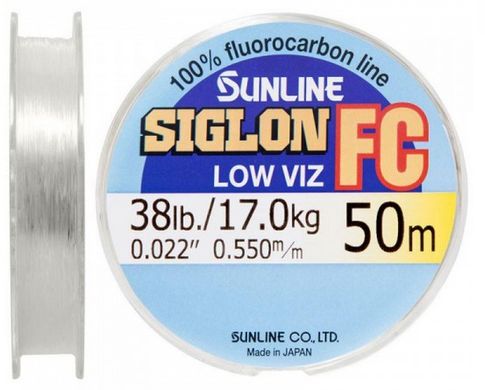 Флюорокарбон Sunline SIG-FC 50 м 0.550 мм 17 кг поводковый (1658.01.48)