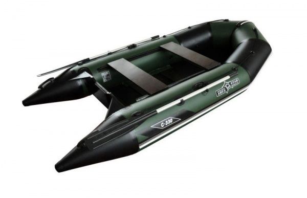 Надувная лодка AquaStar C-330FSD (зеленая)