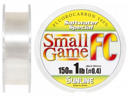Флюорокарбон Sunline SWS Small Game FC 150 м 0.104 мм 1.0 Lb матч/тонущ.