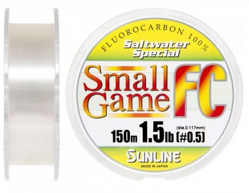 Флюорокарбон Sunline SWS Small Game FC 150 м 0.117 мм 1.5 Lb матч/тонущ.