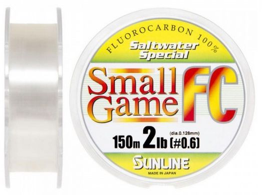 Флюорокарбон Sunline SWS Small Game FC 150 м 0.128 мм 2.0 Lb матч/тонущ.