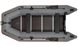 Надувная лодка Колибри КМ-360Д Профи (Kolibri KM-360D) моторная килевая фанерный пайол, тёмно-серая