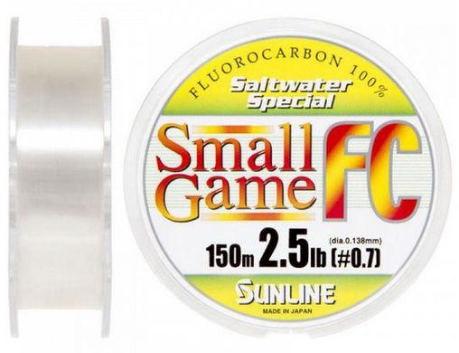 Флюорокарбон Sunline SWS Small Game FC 150 м 0.138 мм 2.5 Lb матч/тонущ.