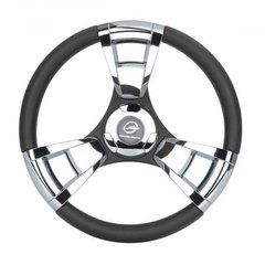 Рулевое колесо GM глянцевый серебряный 350 mm (GM-EP-W3001)