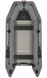 Надувная лодка Колибри КМ-360Д Профи (Kolibri KM-360D) моторная килевая алюминиевый пайол, тёмно-серая