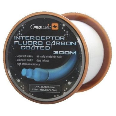 Флюорокарбон Prologic Interceptor Fluoro Carbon Coated 300 m 15 lbs 7.3 kg 0.309 mm (1846.05.80)
