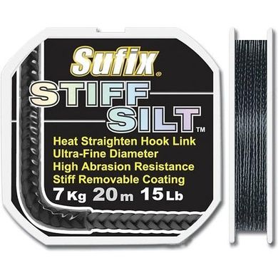 Шнур Sufix STIFF SILT 20 m 25 lb black color