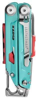 Мультитул Leatherman Signal Aqua Silver, нейлоновый чехол (833187)