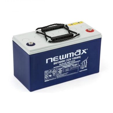 Аккумулятор гелевый Newmax 100AH 12V 30КГ (100Ah SG1000H gel)