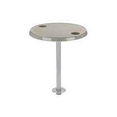 Набор Newstar круглый стол со стойкой , цвет серый (75201-04)
