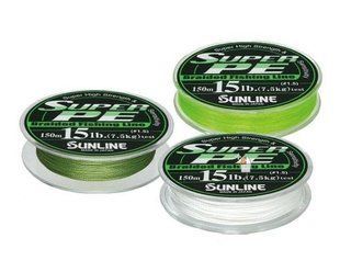 Шнур Sunline Super PE 150 м (салатовый) 0.128 мм 6LB/2.7 кг (1658.01.34 63031452)