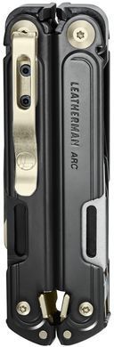 Мультитул Leatherman ARC Obsidian, кожаный чехол 833207