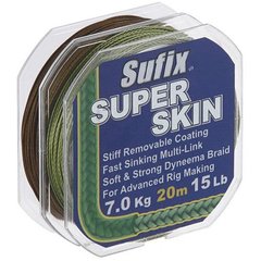 Шнур Sufix Super Skin 20 m 25 lb moss green