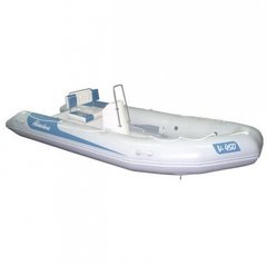 Надувная лодка Adventure Vesta V-450 ML (светло-серая)
