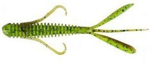 Силикон Keitech Hog Impact 3.5" 401 Green Pumpkin / Chartreuse (1551.03.27)