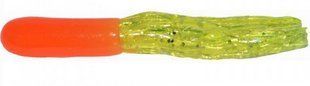 Силикон Big Bite Baits Crappie Tube 1,5" Orange/Chart Sparkle 10 шт (1838.02.38)