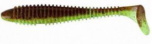 Силикон Keitech Swing Impact FAT 4.8" 401 Green Pumpkin/Chartreuse