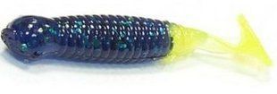 Силикон Big Bite Baits Paddle Tail Grub 1.75" Junebug/Chart 10 шт (1838.01.49)