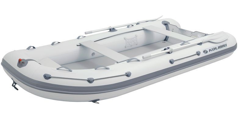 Надувная лодка Колибри КМ-360ДХЛ (Kolibri KM-360DXL) моторная килевая Air-Deck