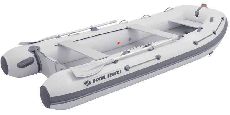 Надувная лодка Колибри КМ-360ДХЛ (Kolibri KM-360DXL) моторная килевая Air-Deck