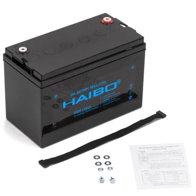 Гелевый аккумулятор Haibo 90Ah 12V 24кг (GE12V90Ah H)