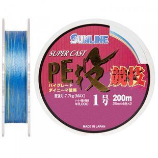 Шнур Sunline S-Cast PE Nagi Kyogi 200 m 0.165 mm 7.7 kg (1658.00.81 60091106)