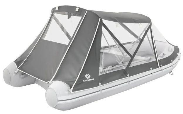 Тент - палатка для лодки Kolibri КМ-330XL, темно-серый (33.244.0.35)