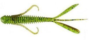 Силикон Keitech Hog Impact 4" 401 Green Pumpkin / Chartreuse (1551.03.31)