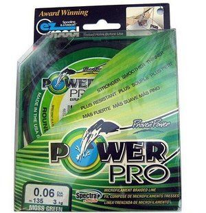 Шнур Power Pro 0.46 mm 55 kg 135 m зеленый (211-0100-0150-ME)