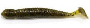 Силикон Big Bite Baits Paddle Tail Grub 2.5" Green Pumpkin 10 шт (1838.01.27)