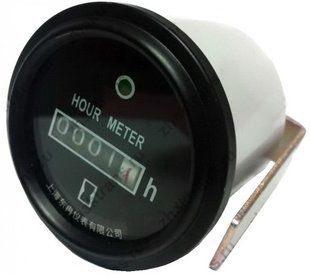 Счетчик моточасов ECMS CPH2-BN-HS 52мм, черный (811-10038)