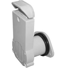 Клапан сливной транцевый 27 мм (шибер) Kolibri серый (11.0032.63)